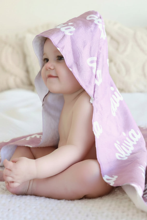 Personalized Hooded Towel | Solids