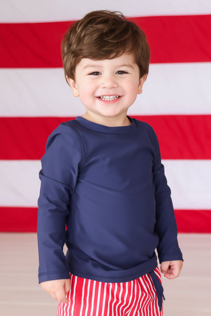 Long Sleeve Rash Guard Shirt | Midnight Stars