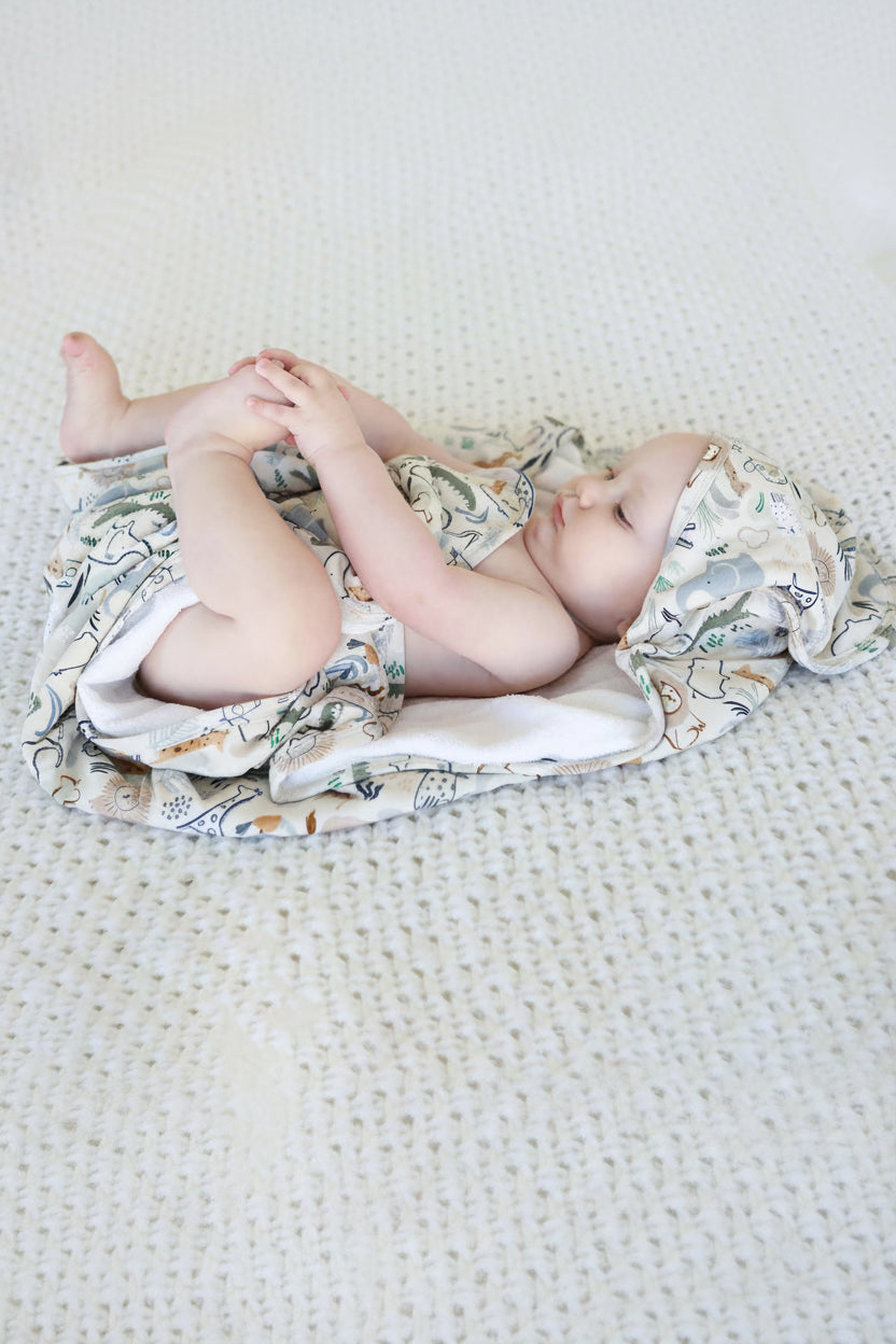 Baby Embroidered Bamboo Hooded Towels
