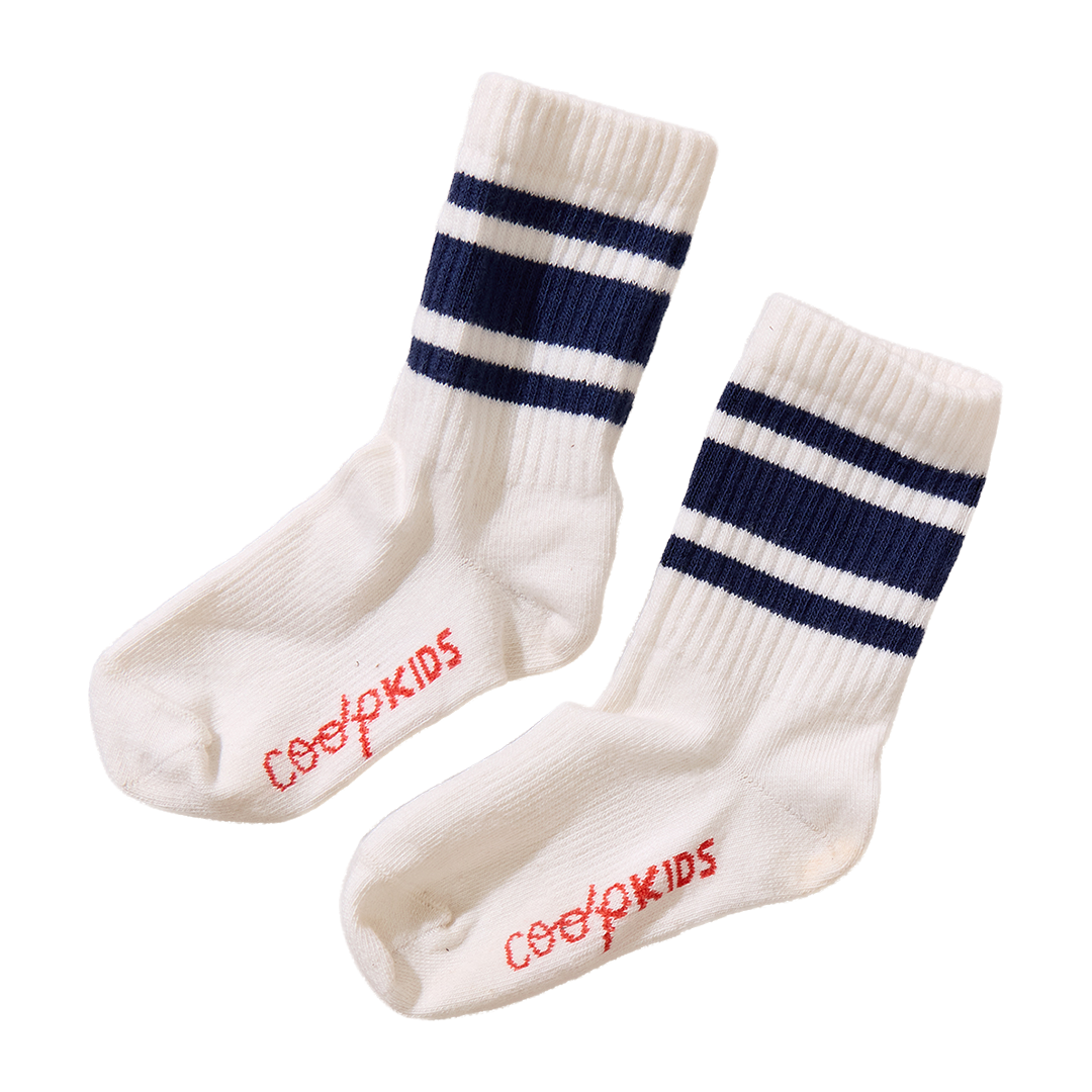 Scooter Tube Sock - White Navy