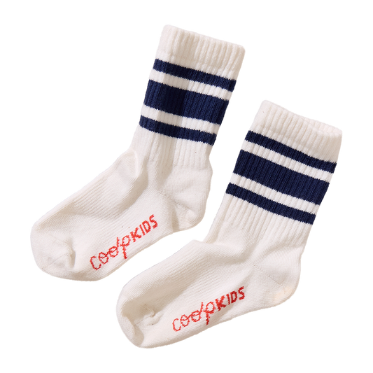 Scooter Tube Sock - White Navy