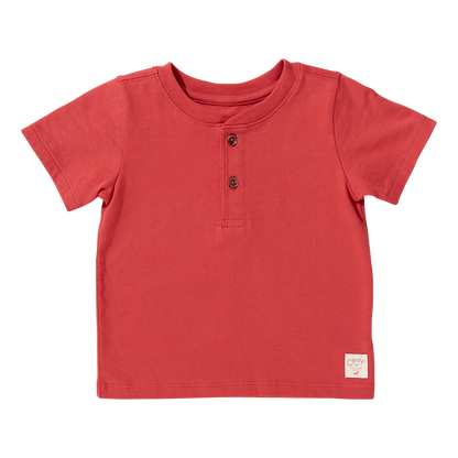 Scout Henley T-Shirt - Red
