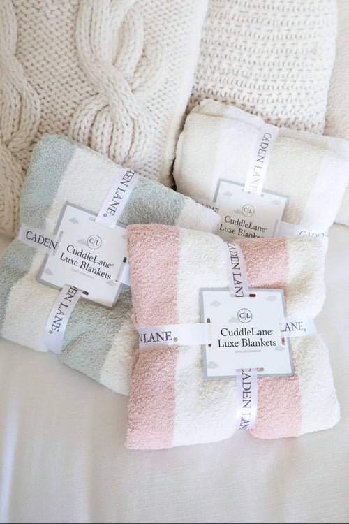 CuddleLane™ Luxe Blankets | Stripe