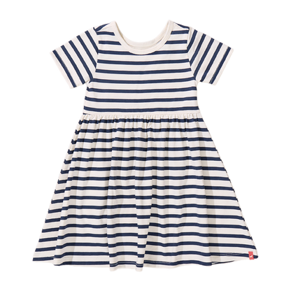 Sunny Dress - Navy Stripe
