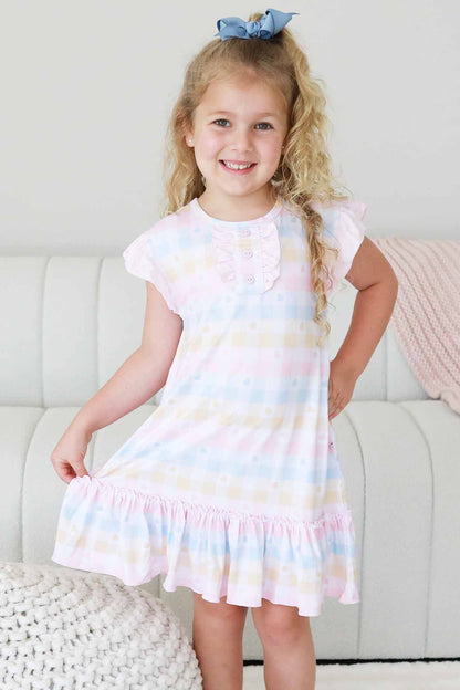 Girls' Flutter Sleeve Nightgown | Sweet Sleep