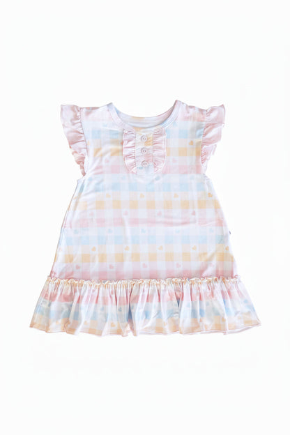 Girls' Flutter Sleeve Nightgown | Sweet Sleep