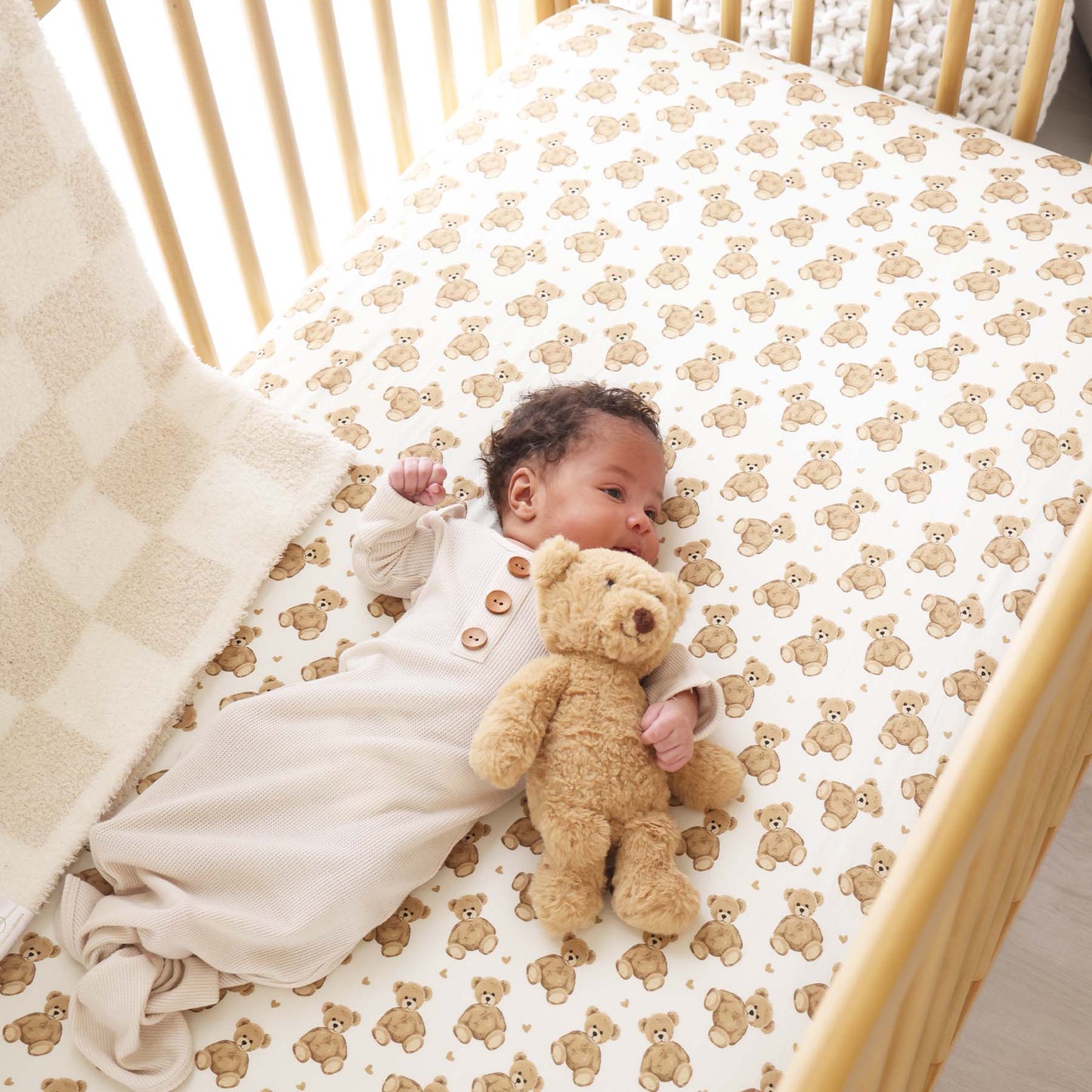 Beary Sweet Crib Sheet