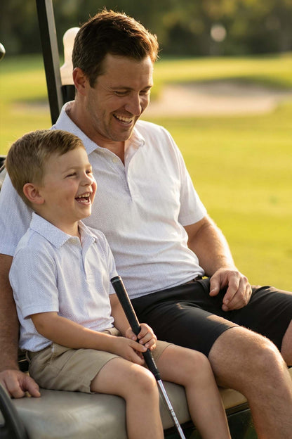 Daddy & Me Matching Short Sleeve Polos | Tee'd Up