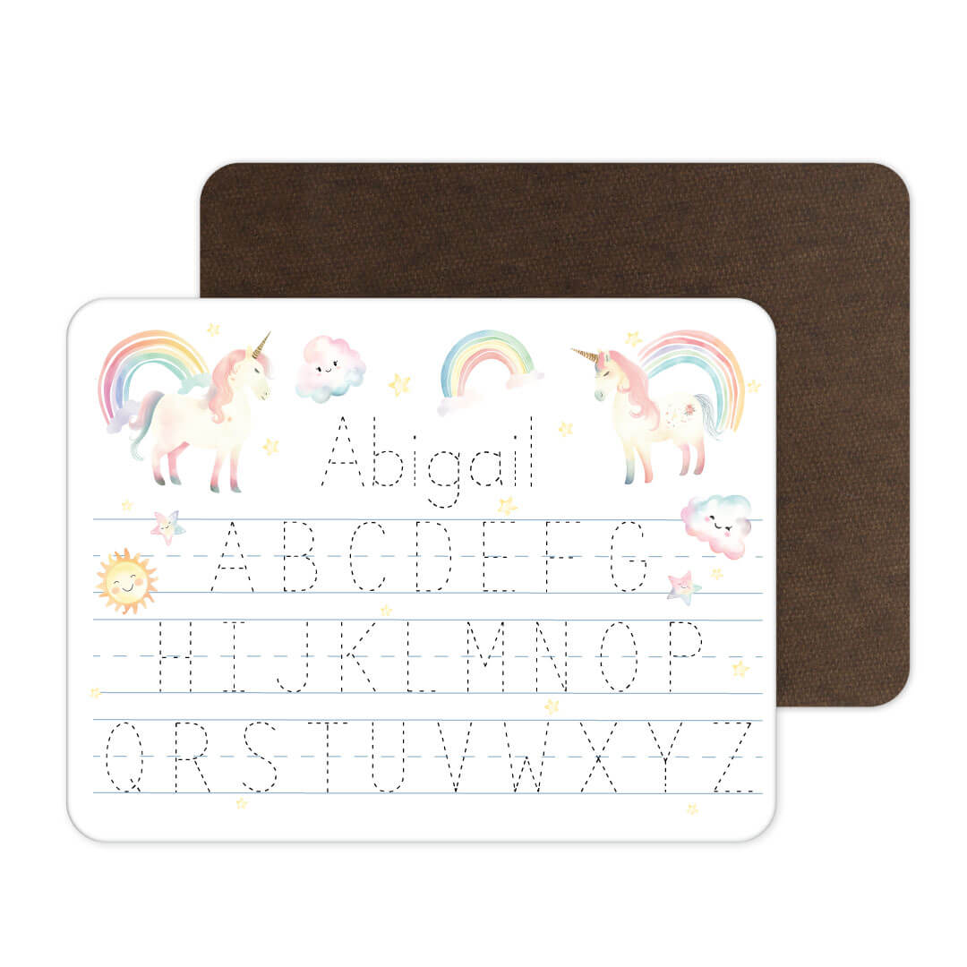 Kids Personalized Whiteboard | Magical Unicorns