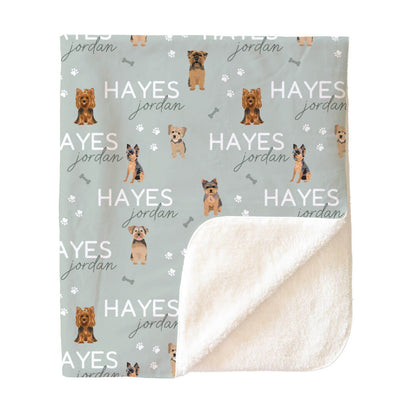Personalized Kids Blankets | Dog Breeds - Part 2
